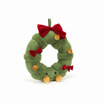 Jellycat Decorated Christmas Wreath Australia | 539641PBN